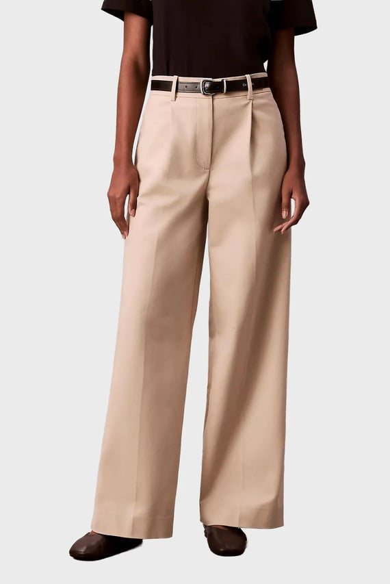 Штаны STRETCH CHINO W  PLEAT - WIDE LE Calvin Klein