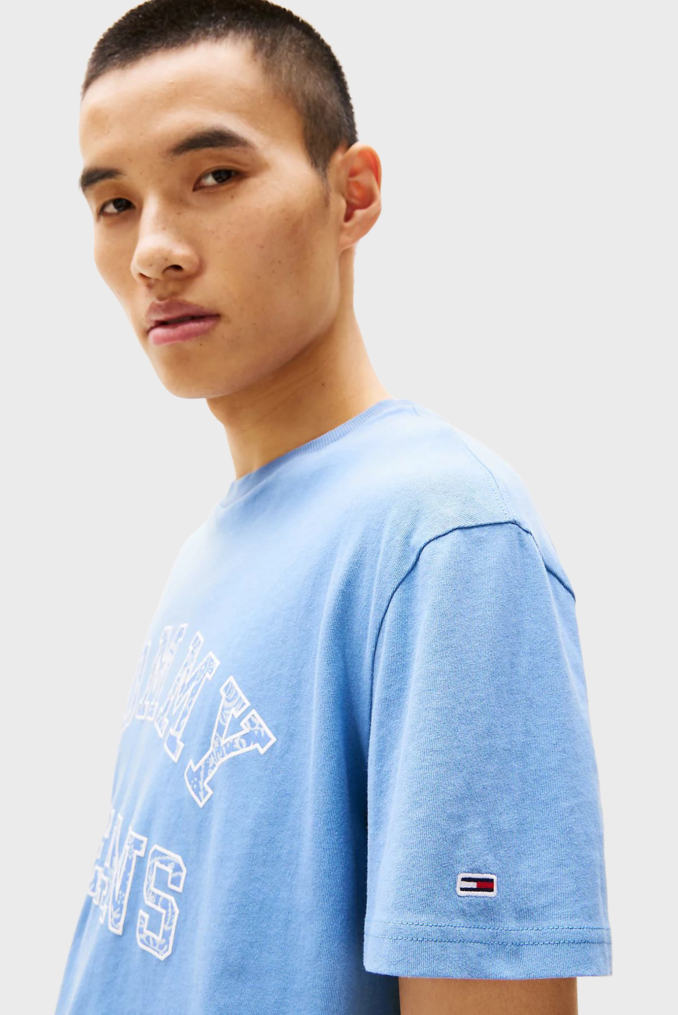 Мужская голубая футболка TJM REG PAISLEY COLLEGE 4