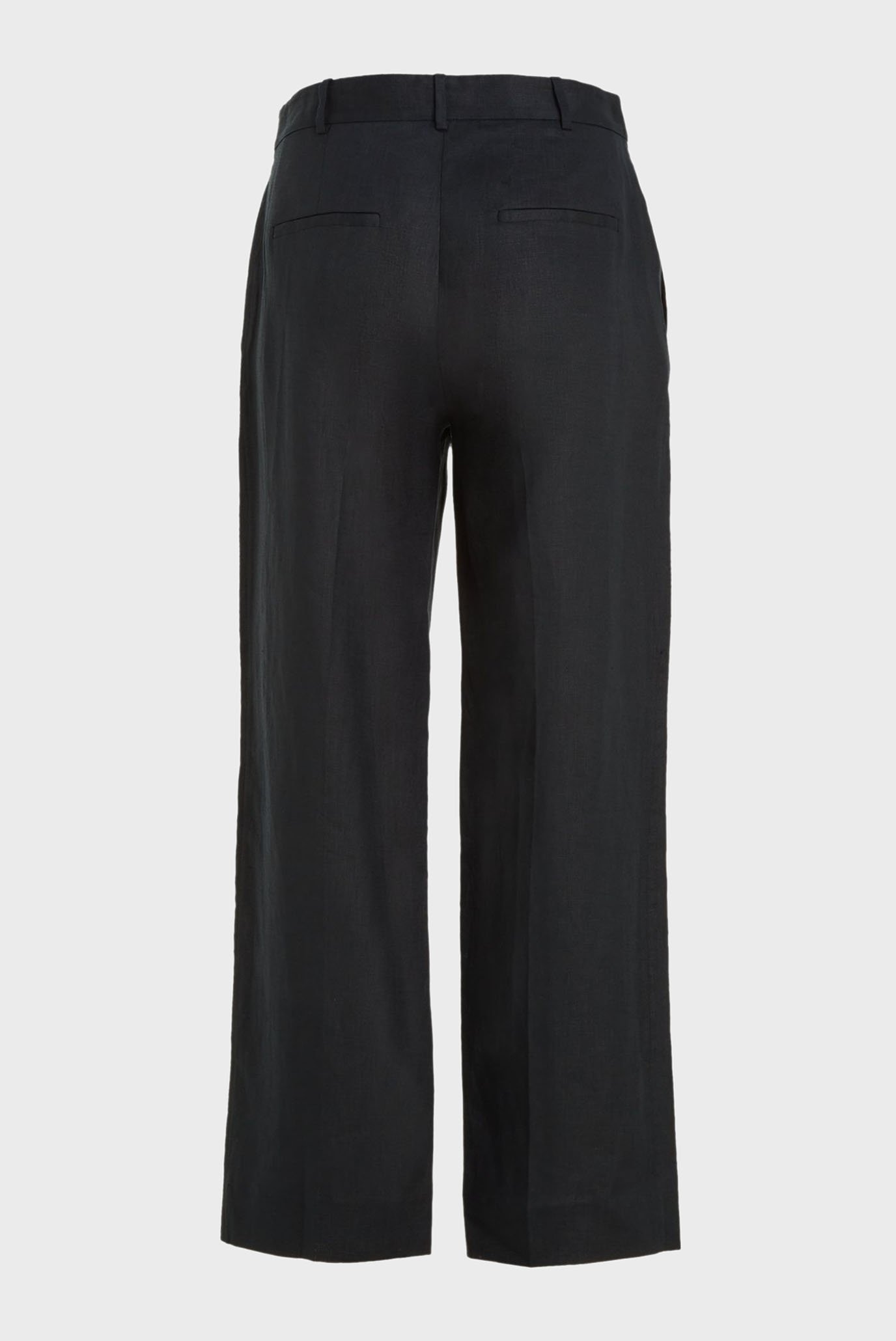 Брюки LINEN SLIM STRAIGHT CROPPED PANT 2