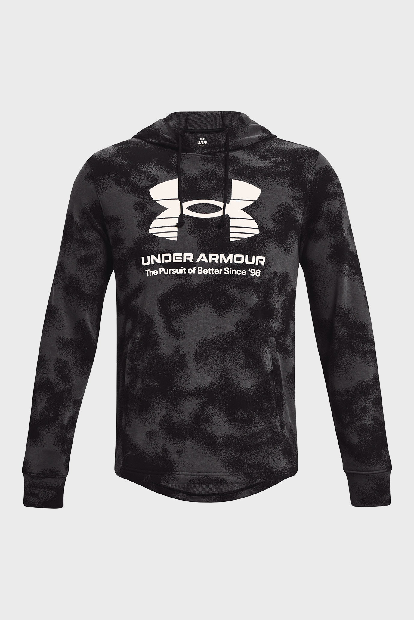 Мужское черное худи UA Rival Terry Novelty HD 10