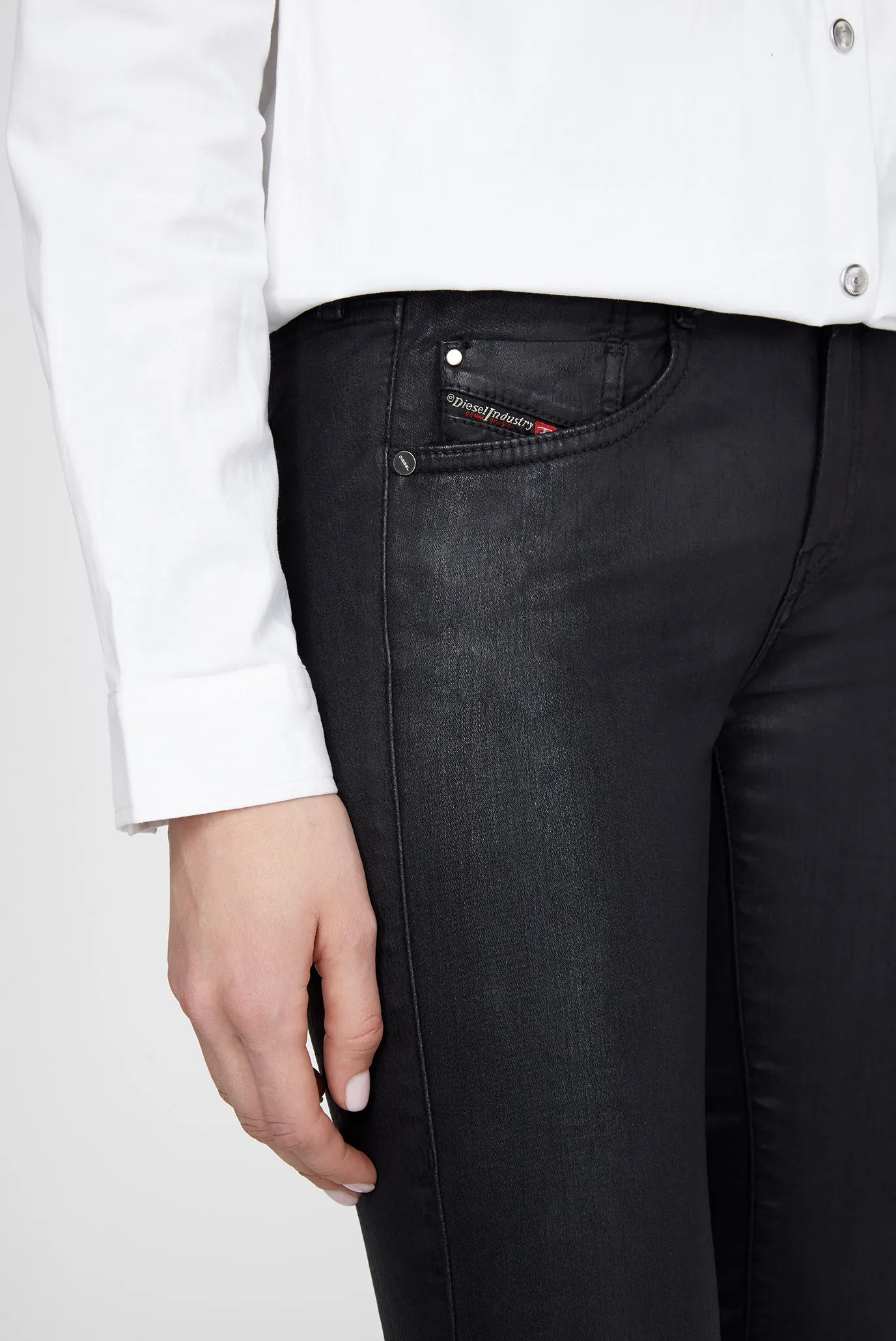 Женские черные джинсы D-OLLIES-JOGG 10