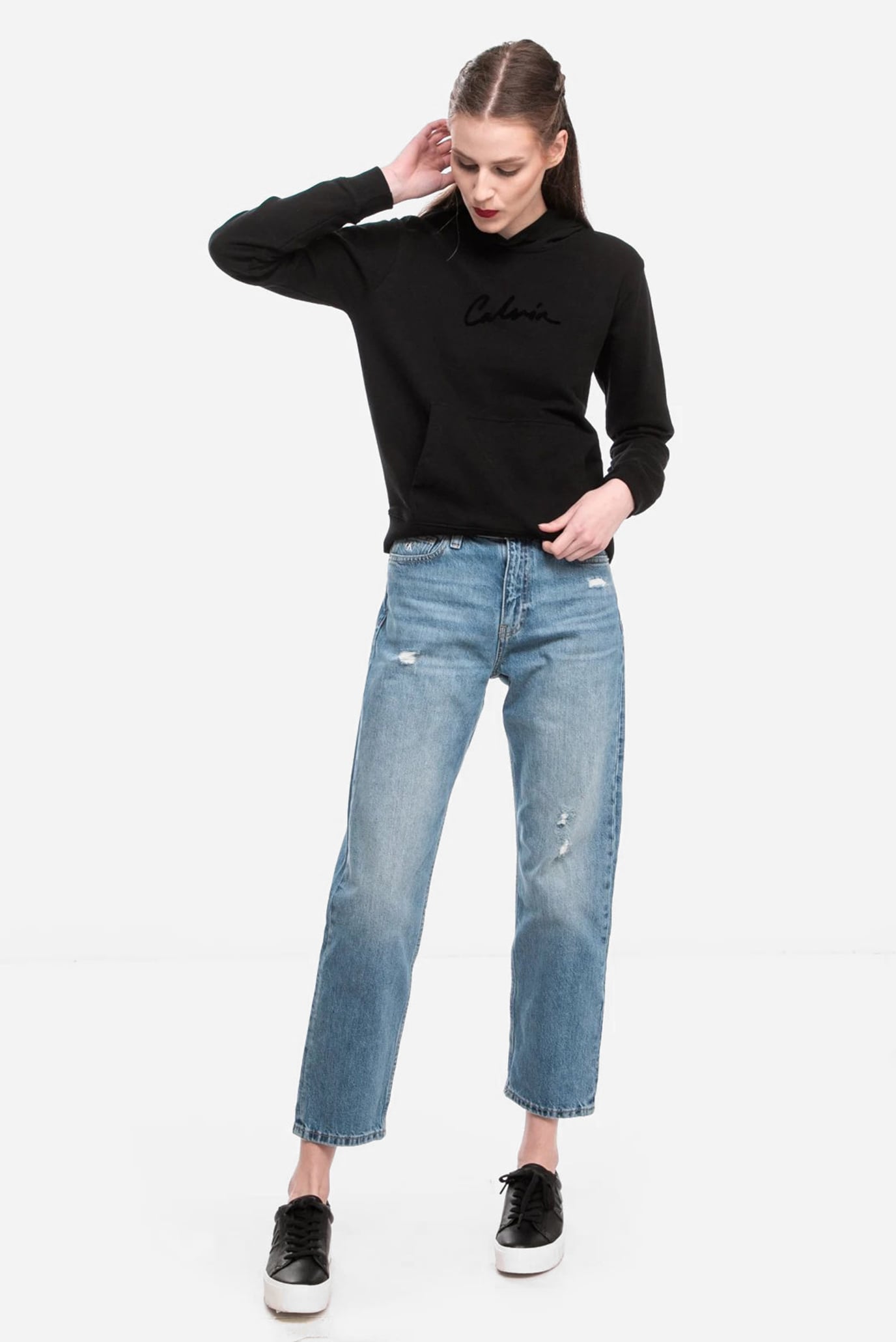 Худи MIXED MEDIA CALVIN  HOODIE 3