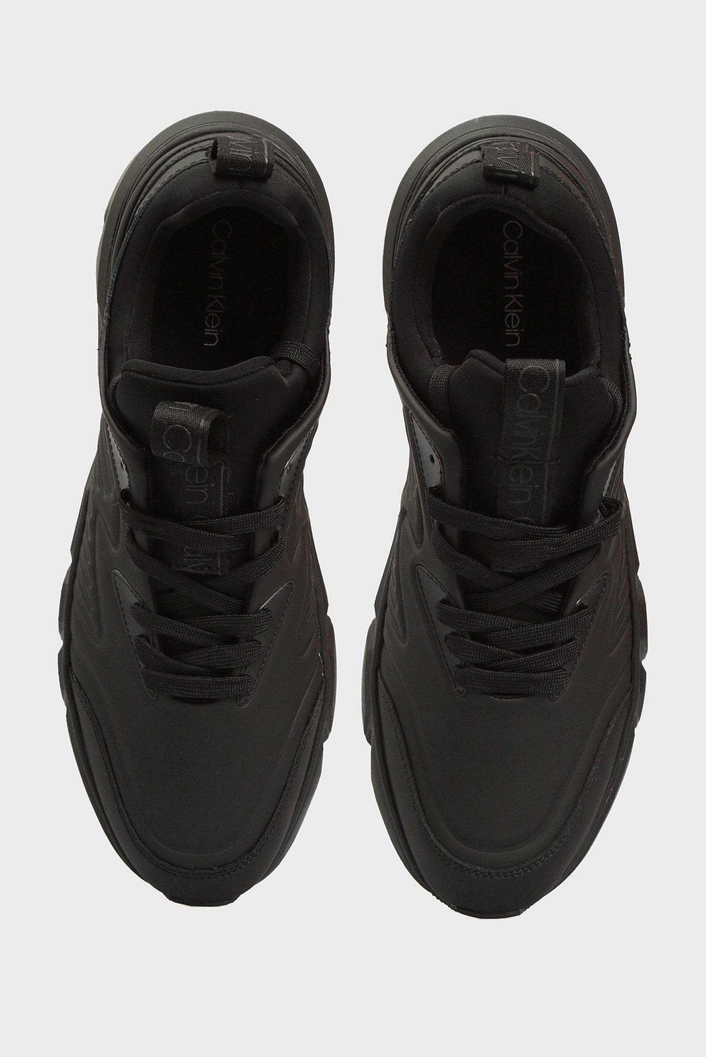 Мужские черные кожаные кроссовки LOW TOP LACE UP 10