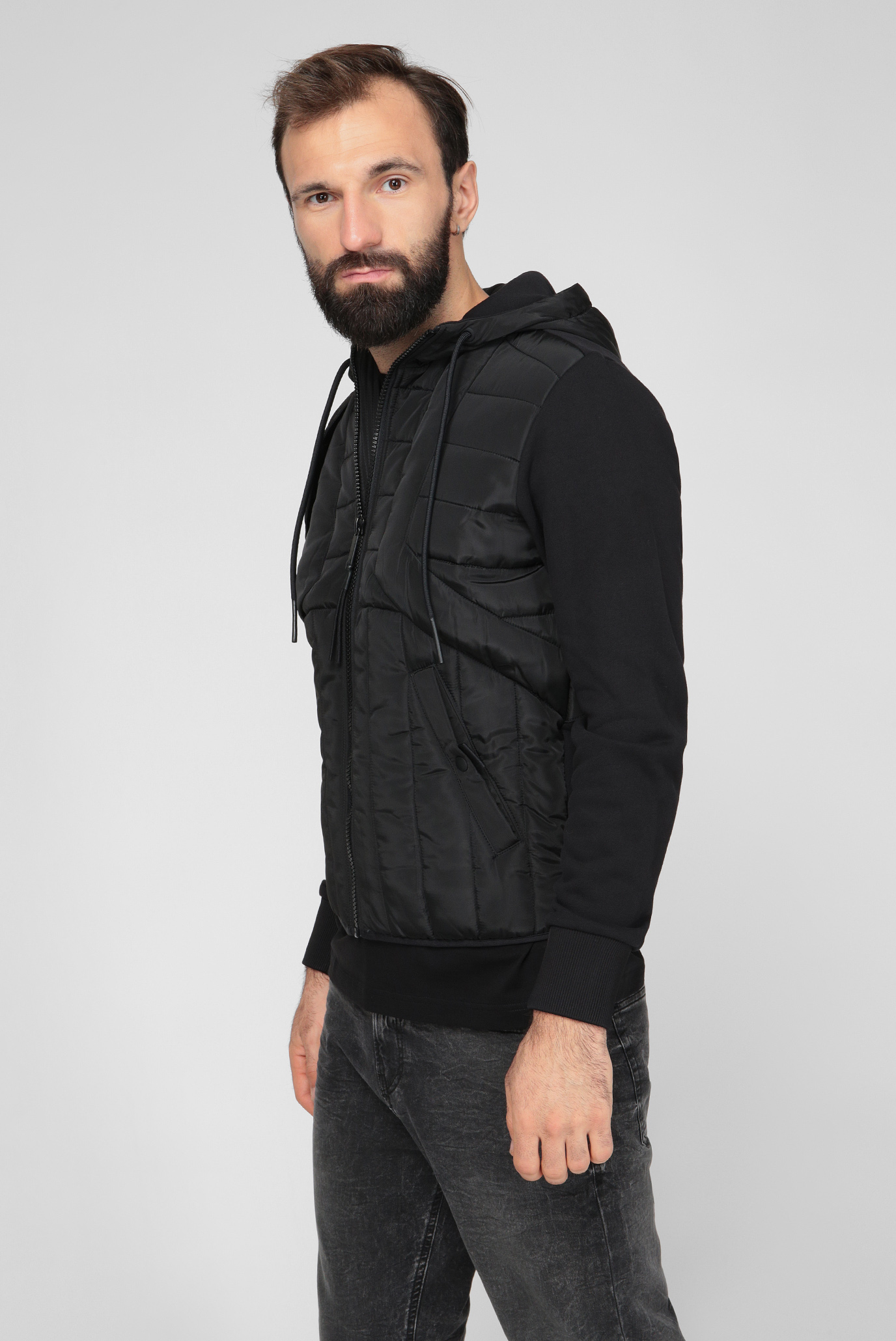 Мужская черная куртка J-LINES 8