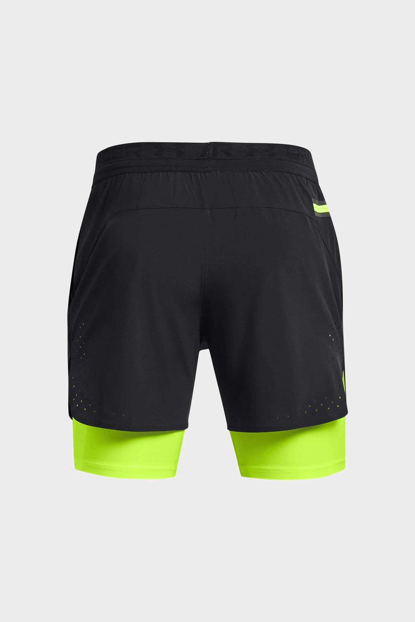 Мужские черные шорты UA Peak Woven 2in1 Sts 6