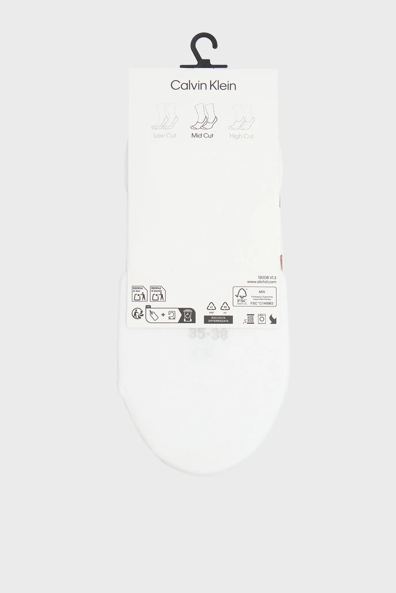 Следы CK WOMEN FOOTIE MC 3P 3