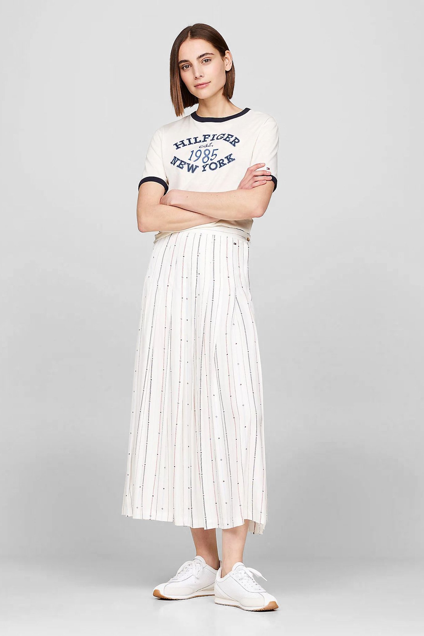 Юбка FOULARD PLEATED MIDI SKIRT 2