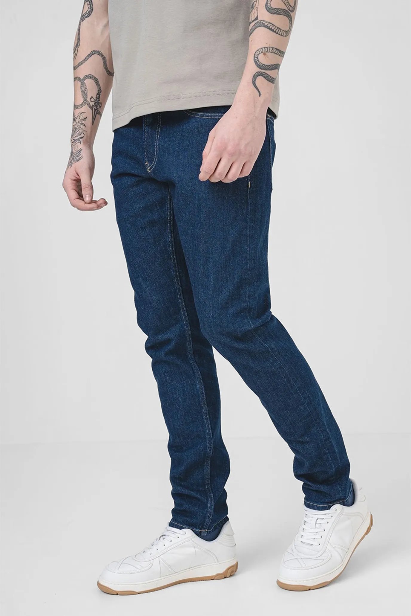 Джинсы PREMIUM SLIM MID BLUE 2