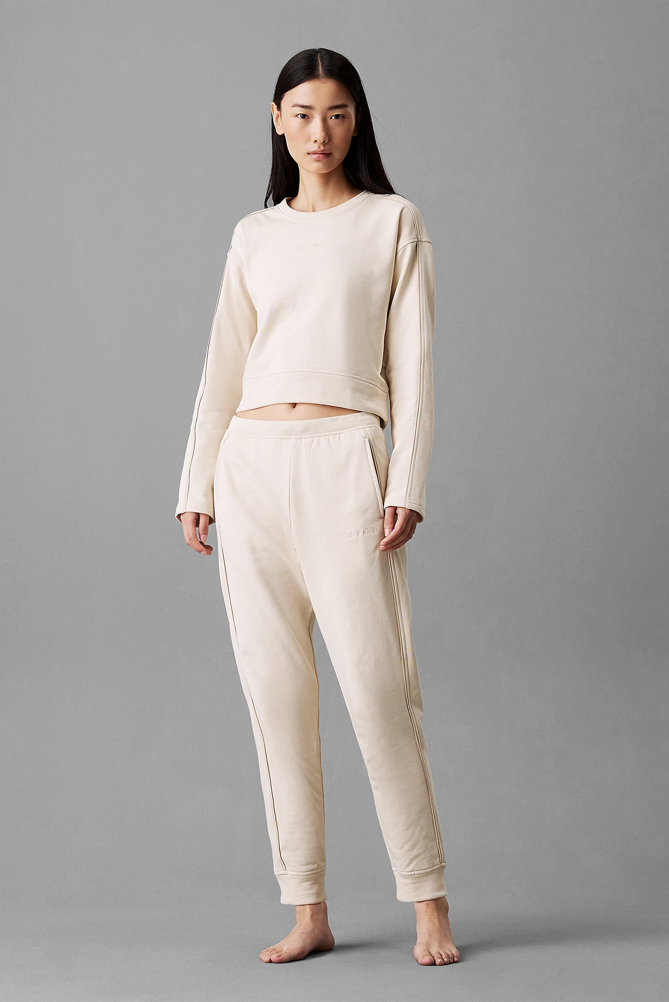 Женские бежевые брюки JOGGER 2