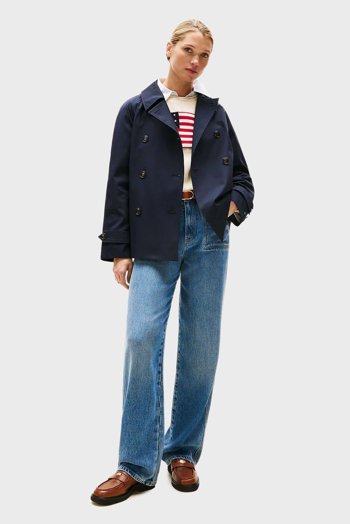 Пальто/COTTON REG SHORT TRENCH COAT 2