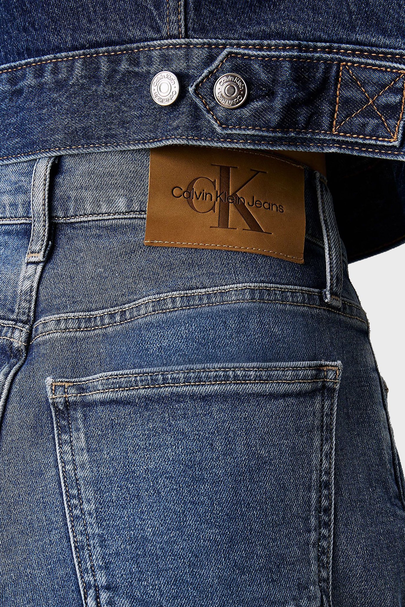 Женские синие джинсы MOM JEAN 4