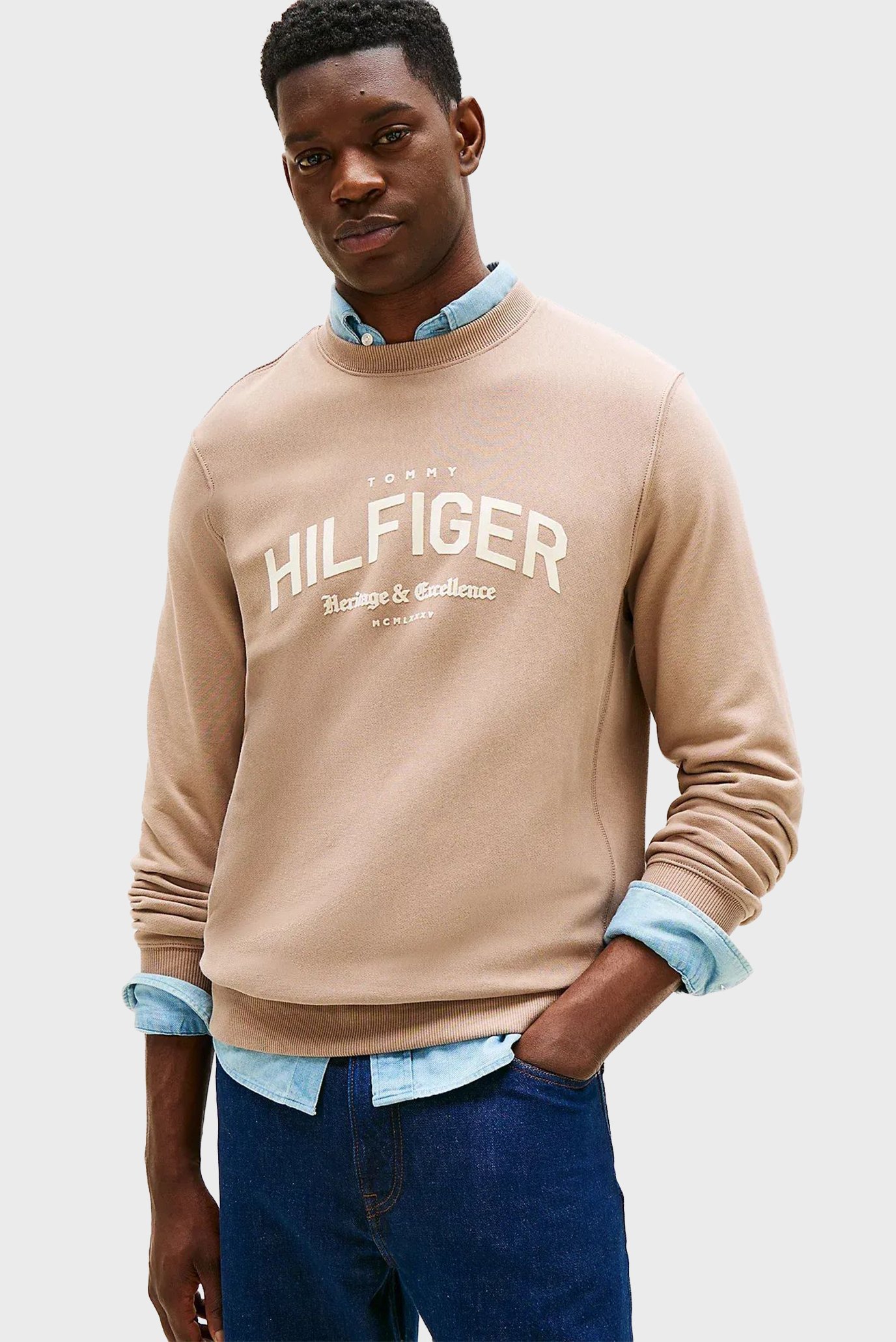 Свитшот HILFIGER ARCH CREW NECK 1