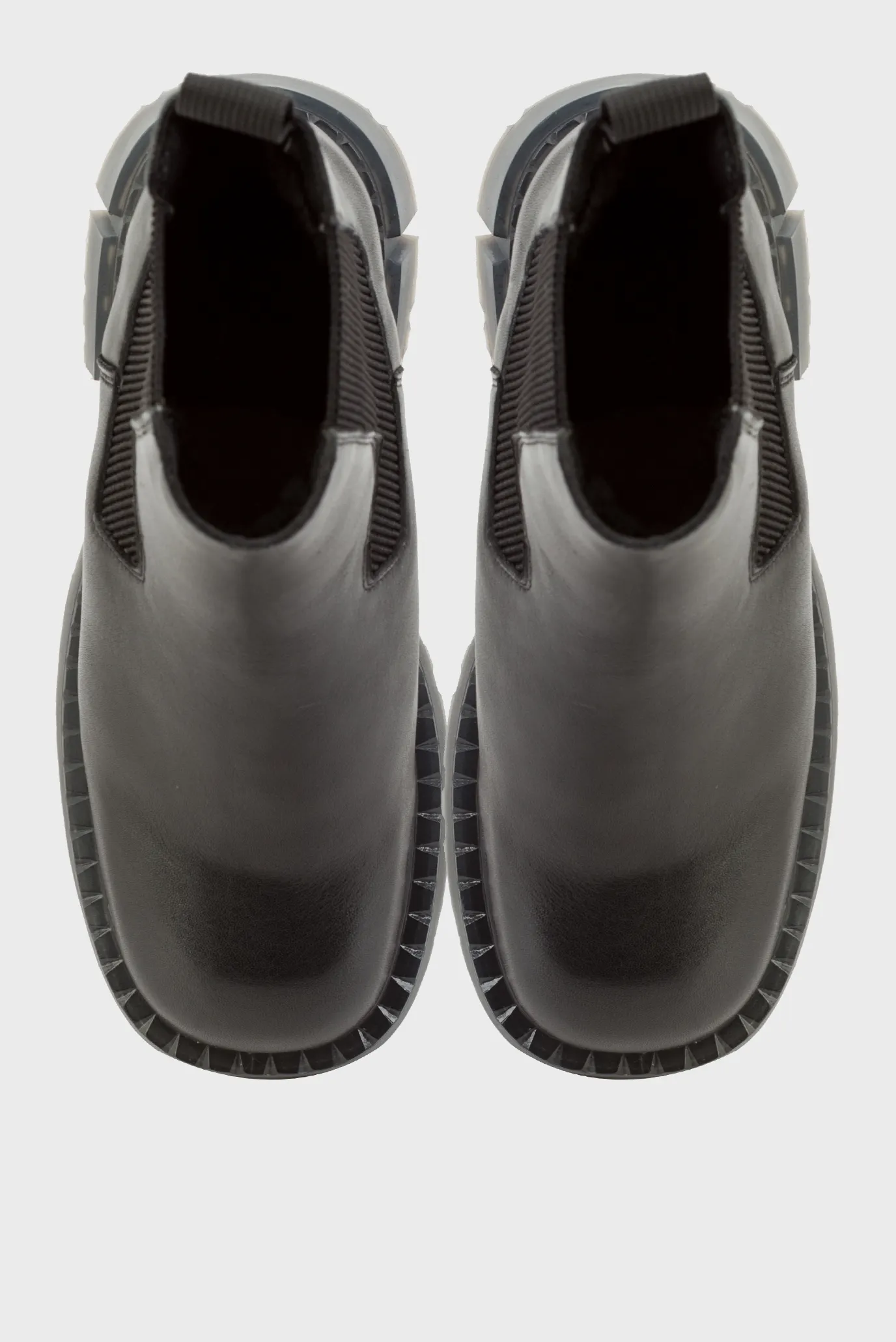 Женские черные кожаные челси Darmera 4