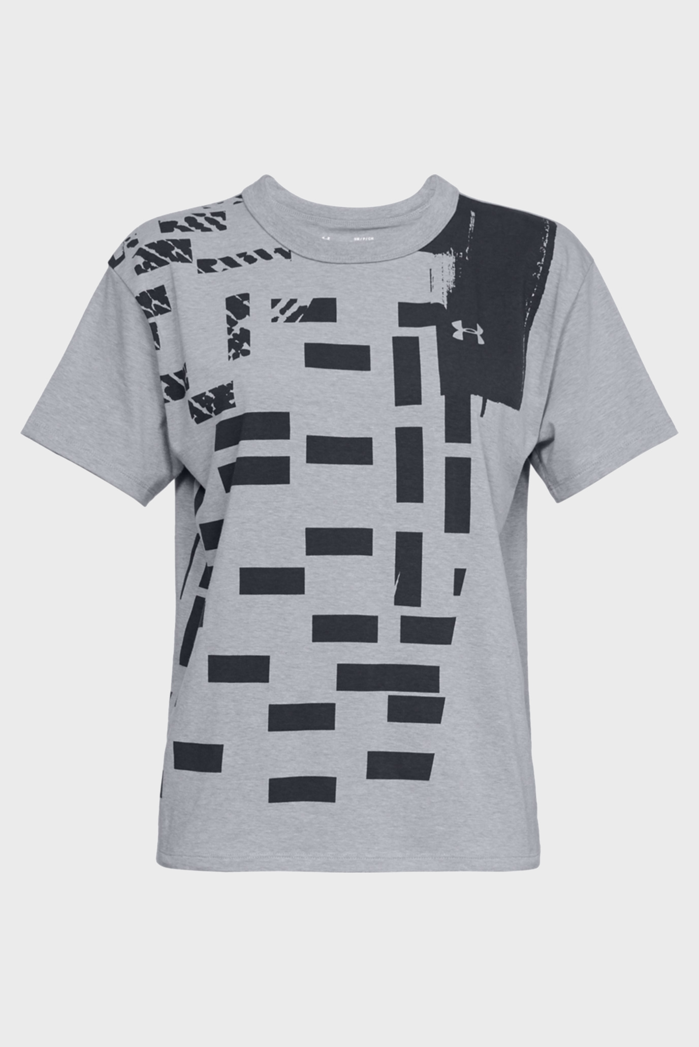 Женская серая футболка с принтом Graphic Patchwork Girlfriend Crew 9