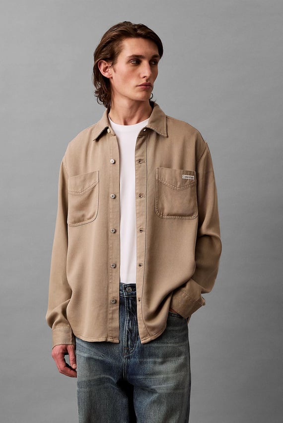 Рубашка SOFT OVERDYE L H TWILL OVERSHIRT