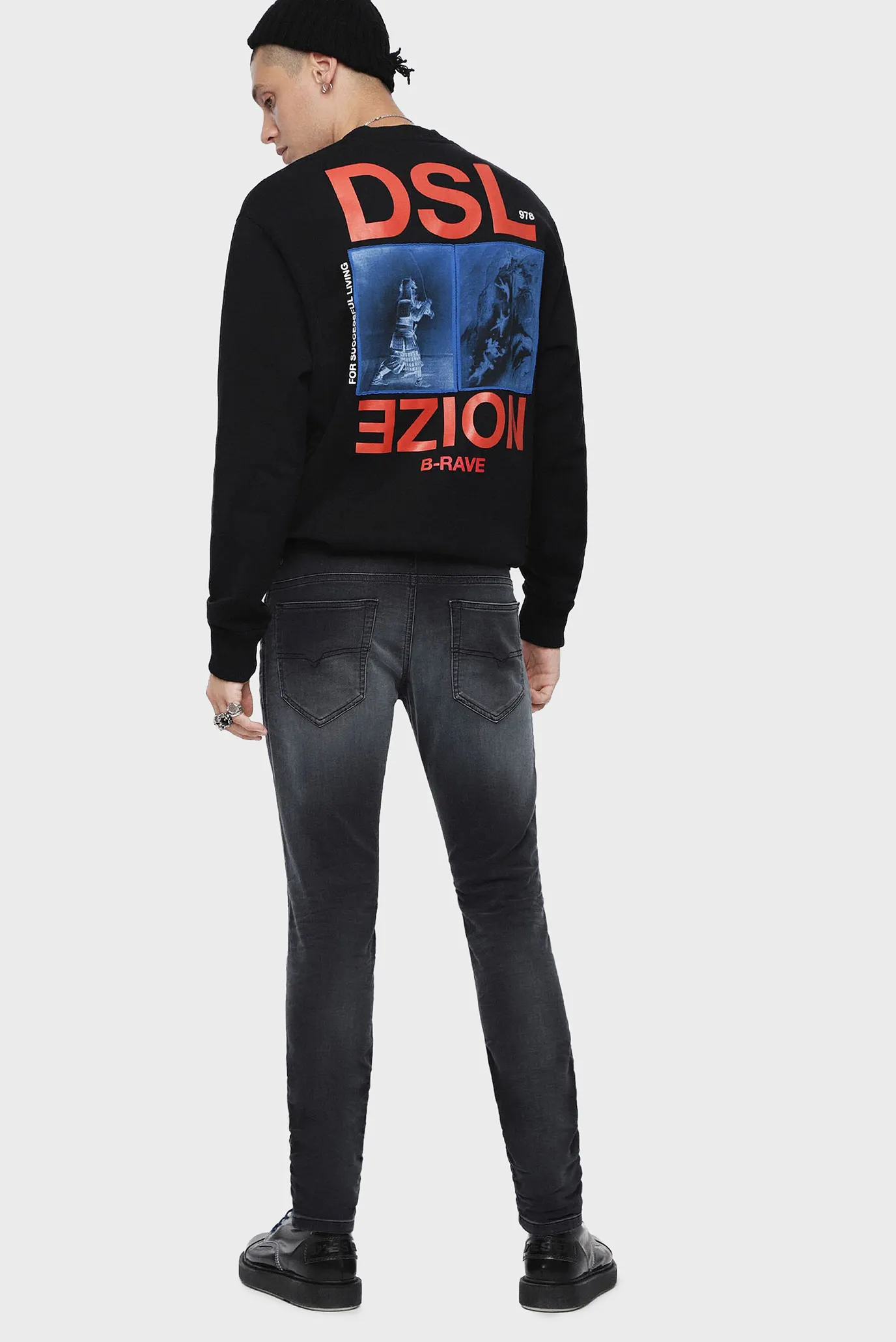 Мужские темно-синие джинсы THOMMER CB-NE Sweat jeans 2