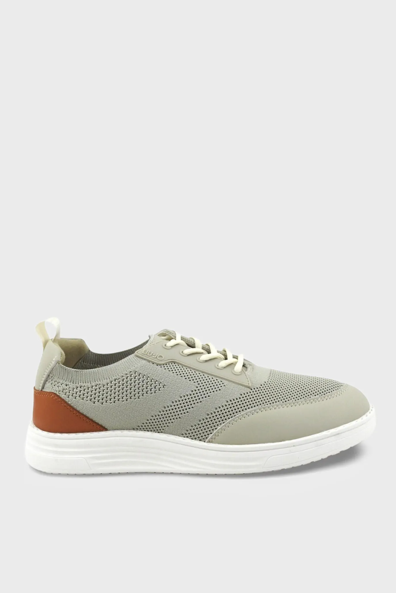 Кроссовки RIVA 12 - SNEAKER KNIT CALF LEATHER SAGE SADDLE 1