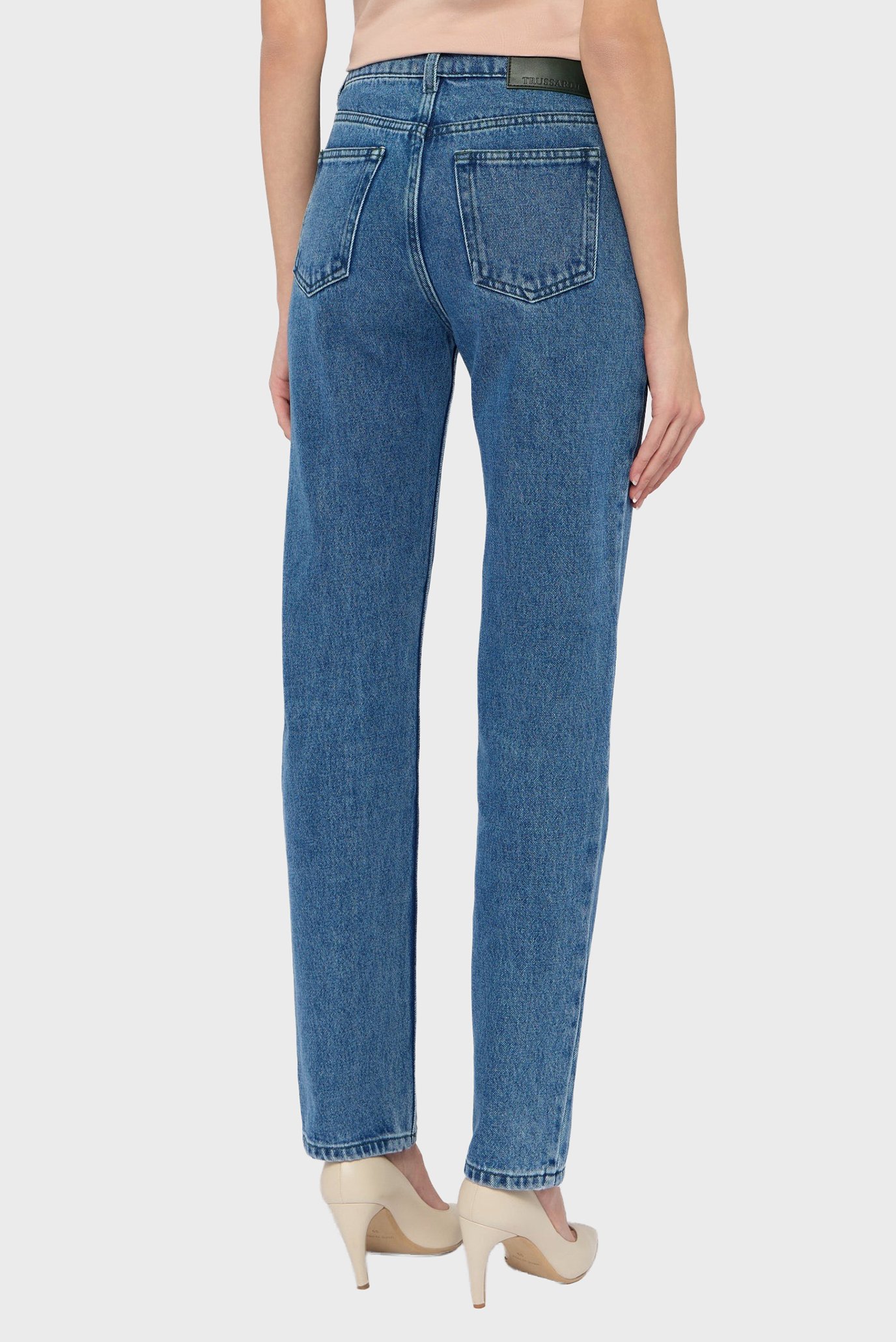 Джинсы WJ190D42 5 POCKET 190 STRAIGHT - BLUE DENIM SW 2