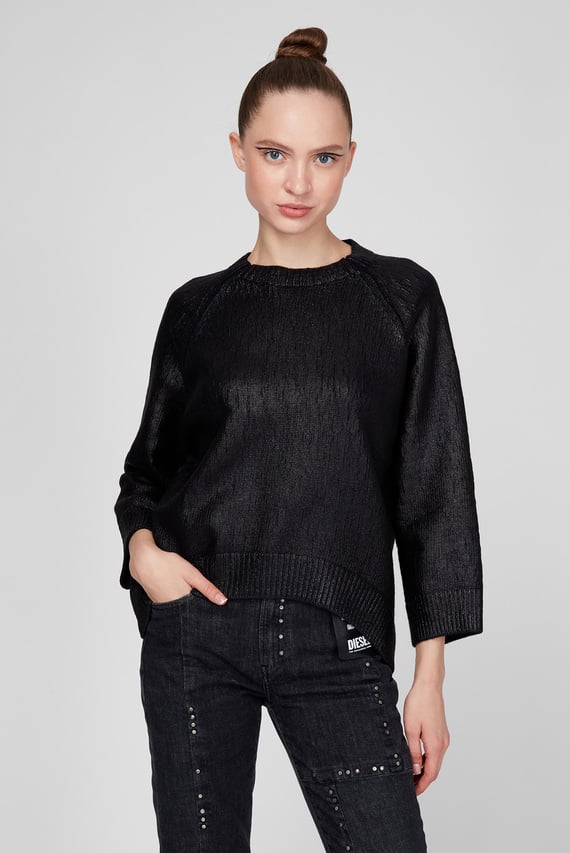 Женский черный свитшот M-NADYA Diesel