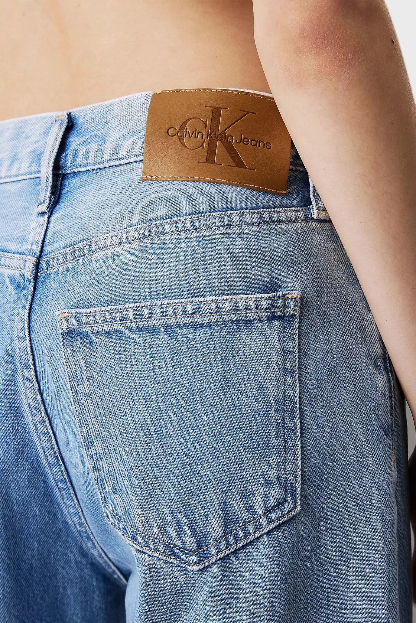 Женские голубые джинсы BARREL 5