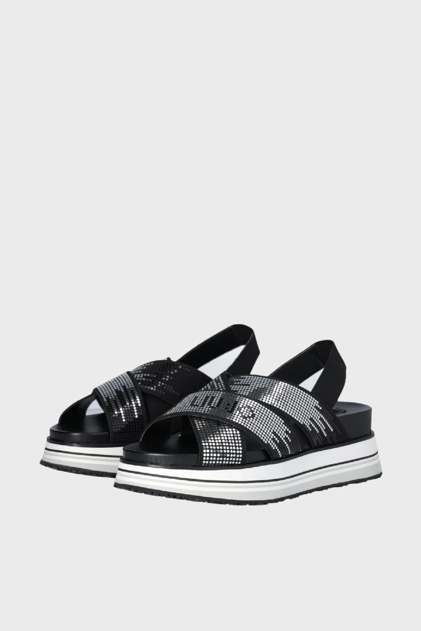 Сандалии FRIDA 32 - SANDAL ELASTIC FABRIC BLACKLIU JO Сандалии FRIDA 32 - SANDAL ELASTIC FABRIC BLACK 3