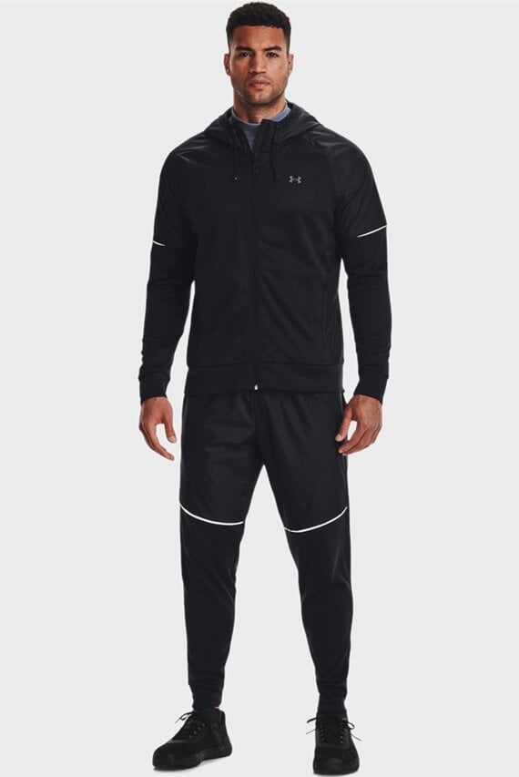 Мужское черное худи UA AF Storm FZ Hoodie