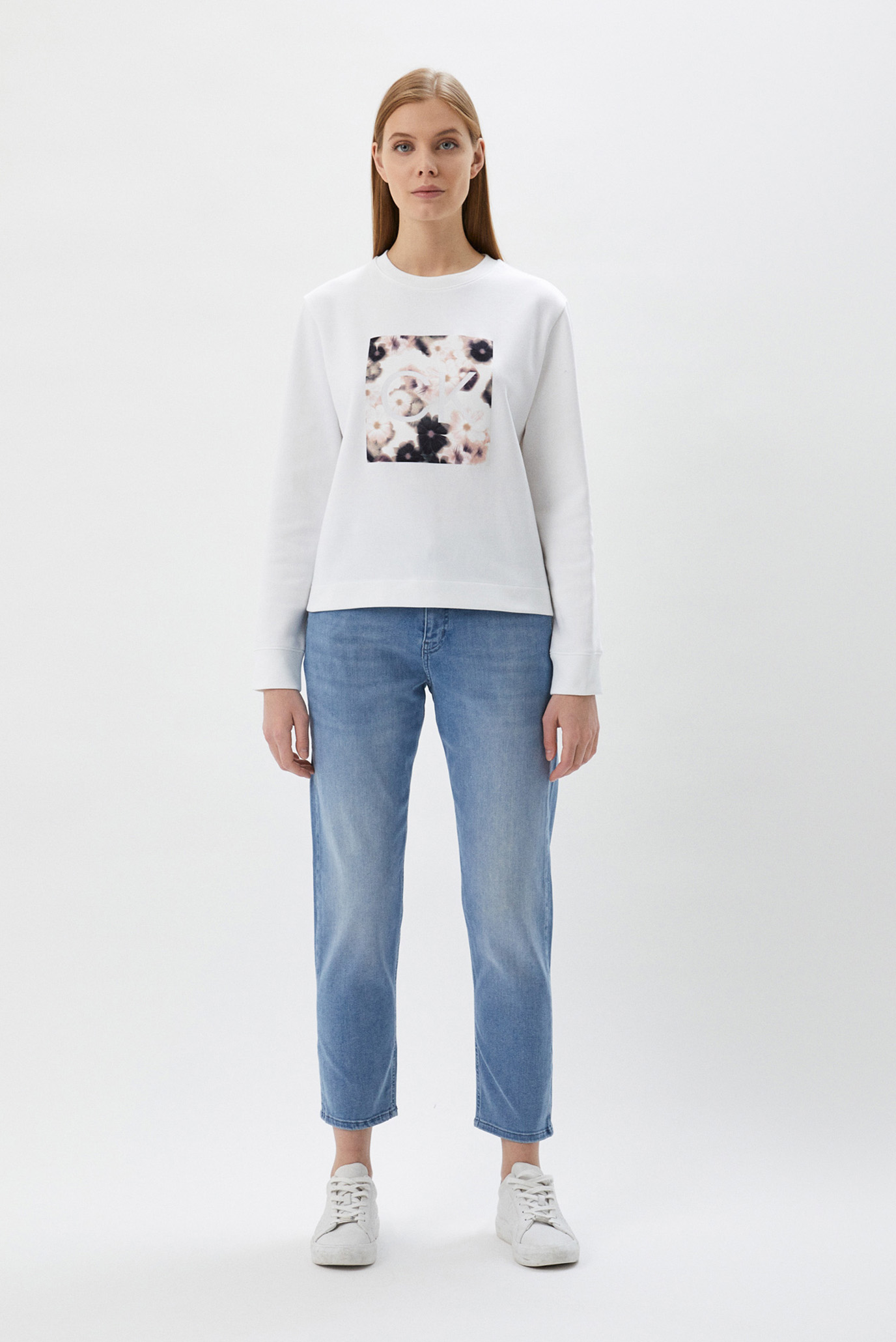 Женские голубые джинсы SLIM BOYFRIENDCalvin Klein Женские голубые джинсы SLIM BOYFRIEND 6