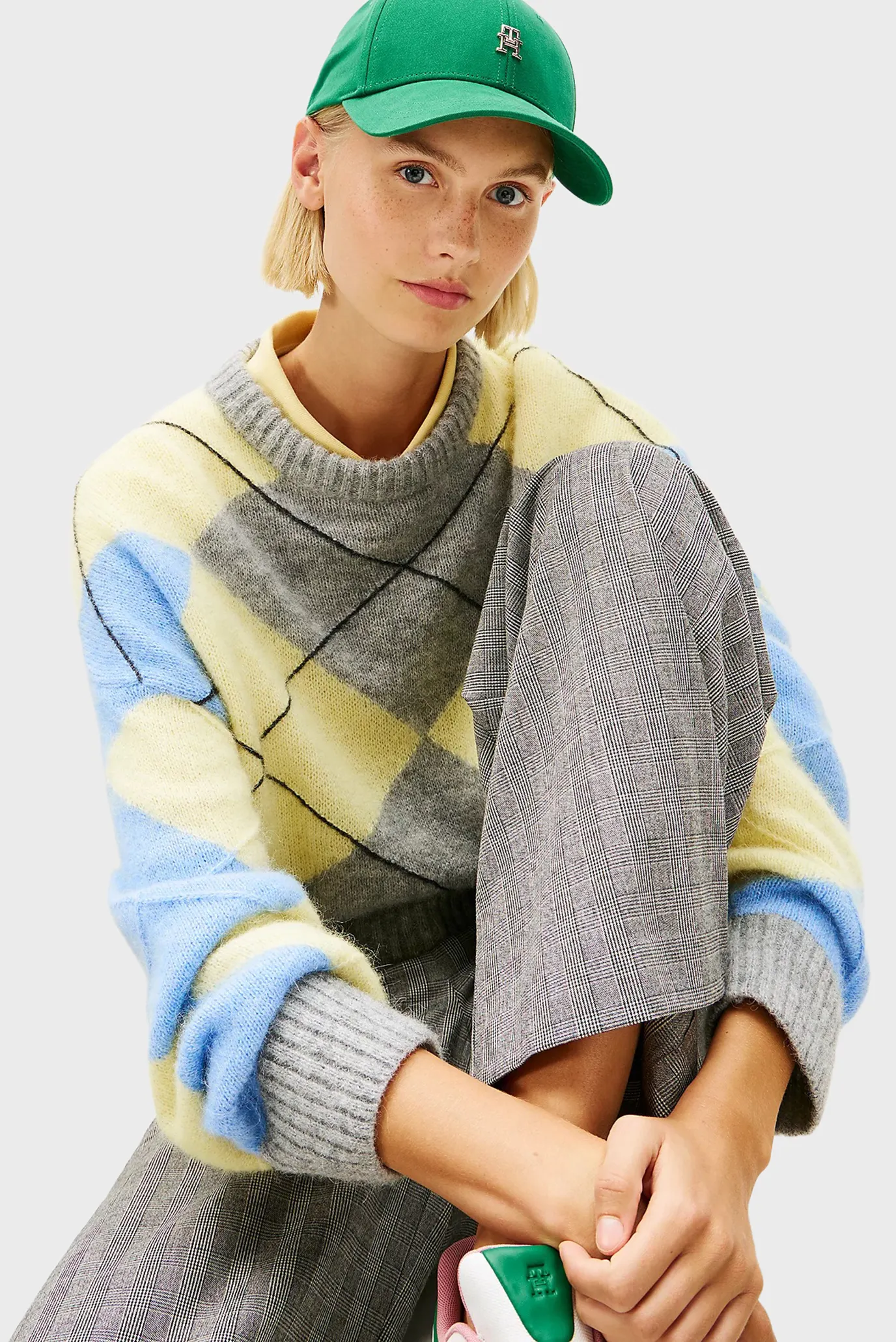 Свитер ALPACA BLEND ARGYLE C-NK LS SWT 2