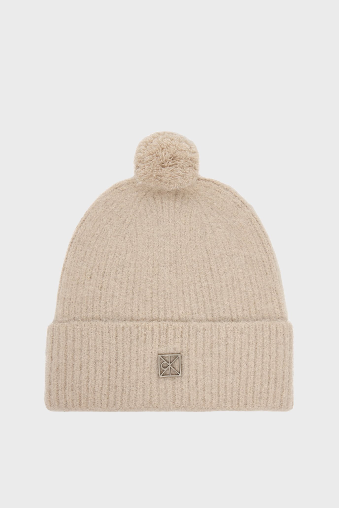 Шапка EMBLEM BRUSHED POMPOM BEANIE 1
