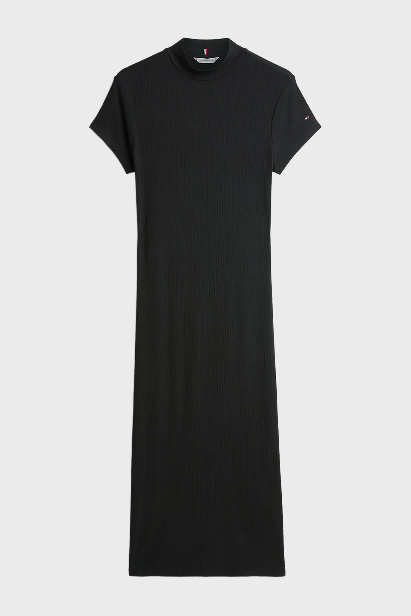 Платье SLIM  5X2 RIB MOCK-NK SS DRS 5