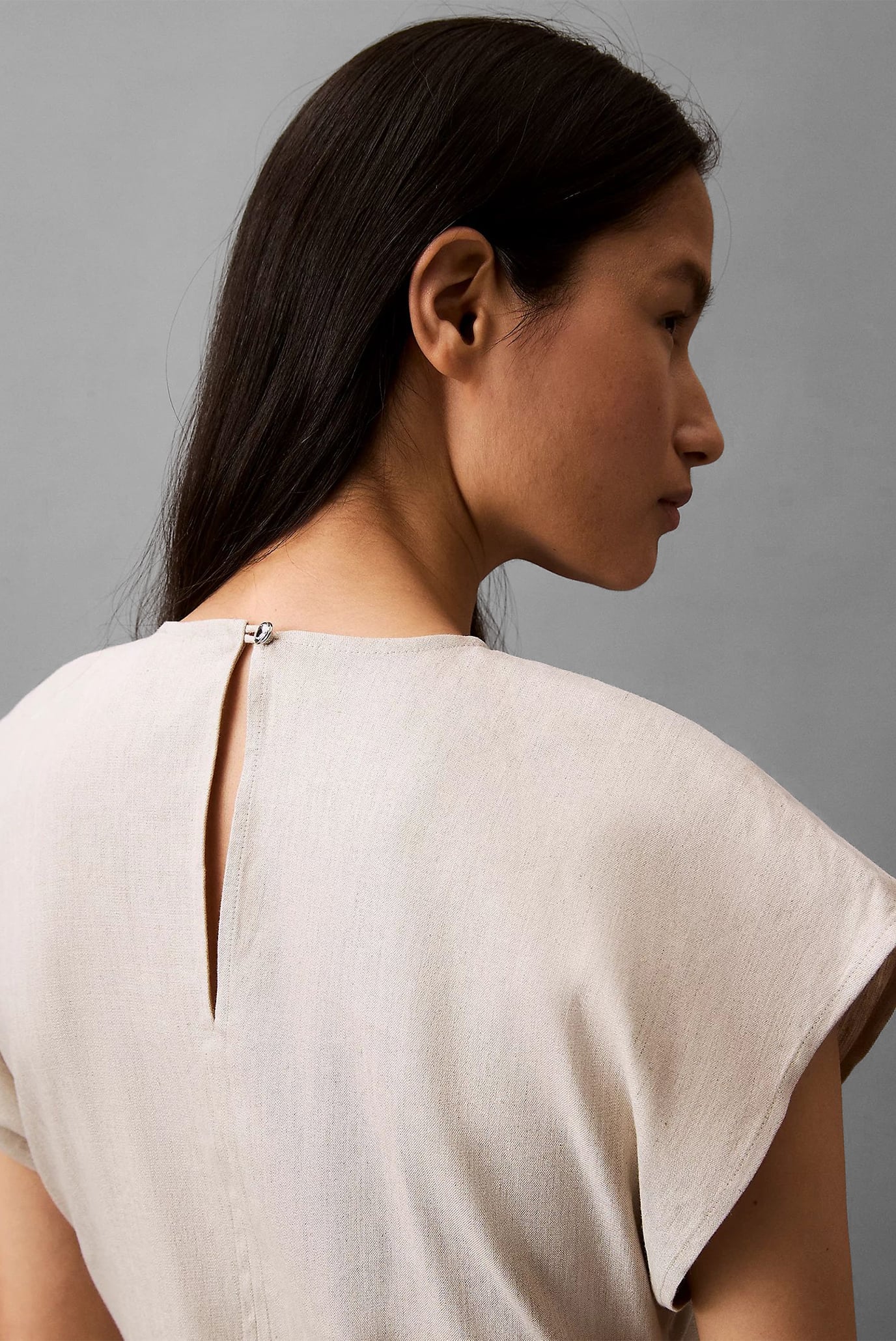 Платье STRETCH LINEN MIDI DRESS 6