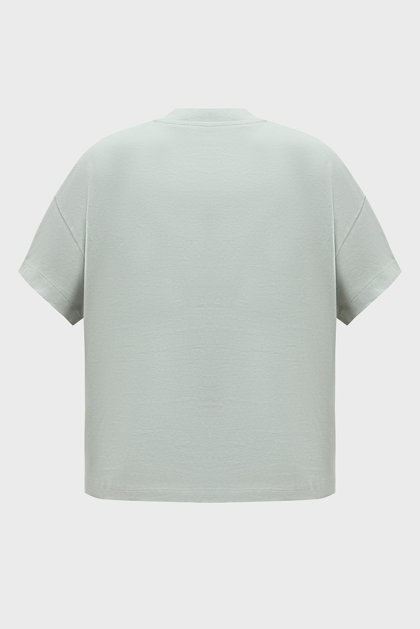 Женская мятная футболка EMBROIDERED AW RELAXED TEE 2