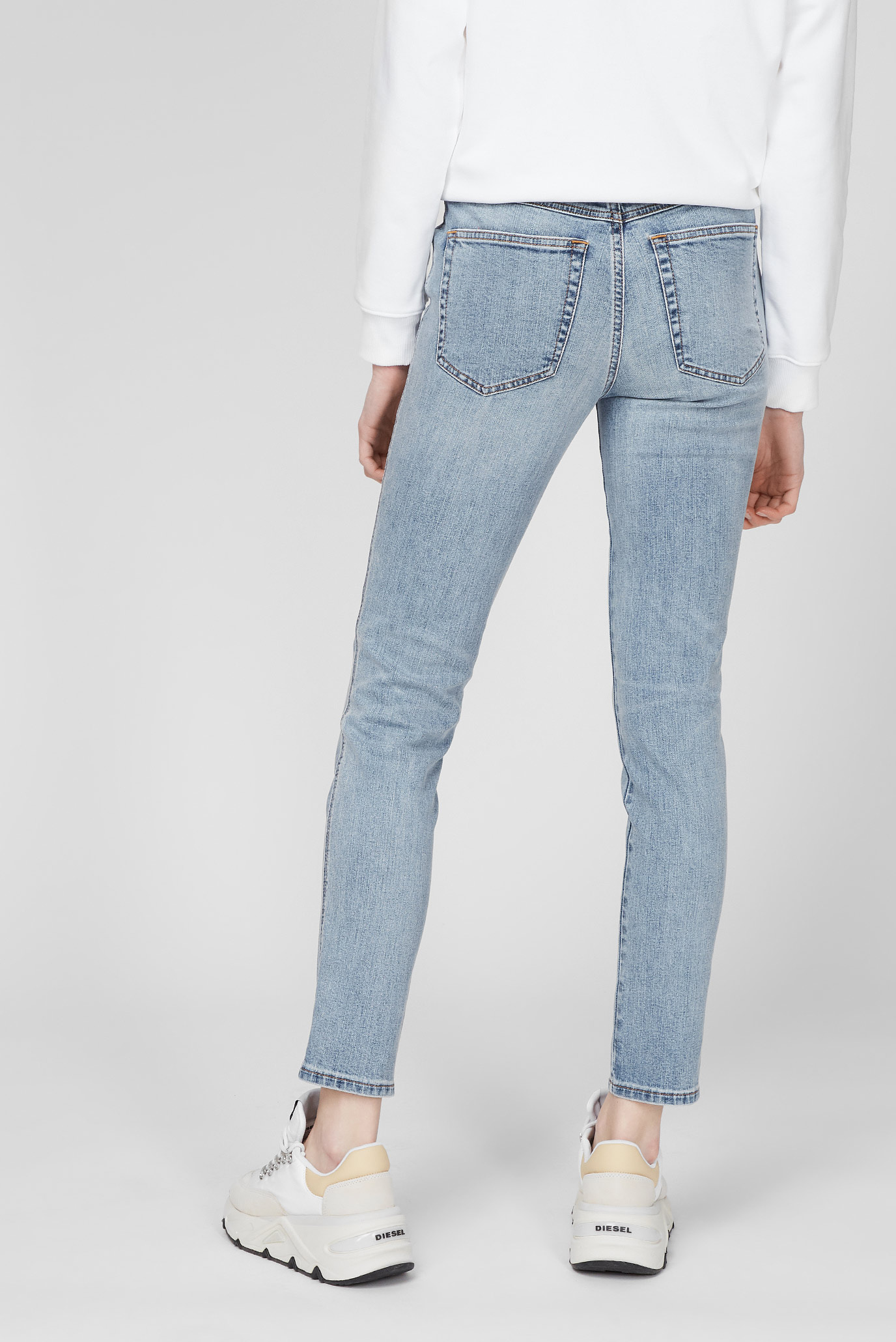 Женские голубые джинсы 2015 BABHILA 7