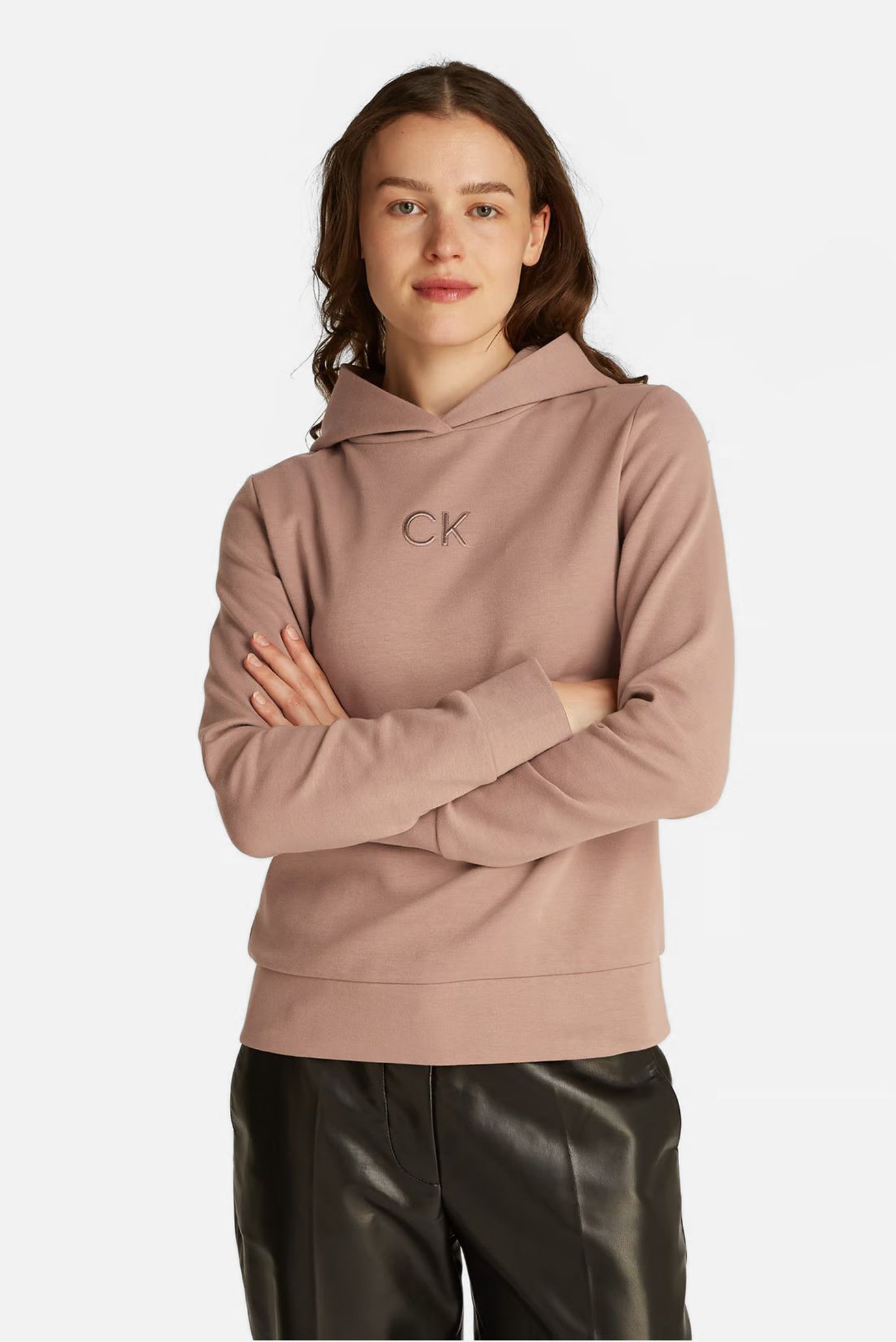 Худи SATIN CK REGULAR HOODIE 1