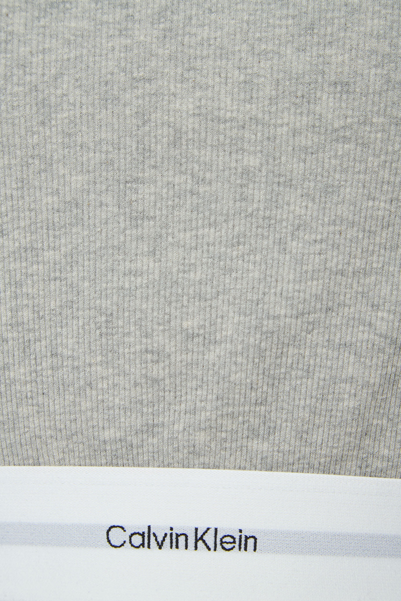 Женский серый топ RIB CROP TEE 3