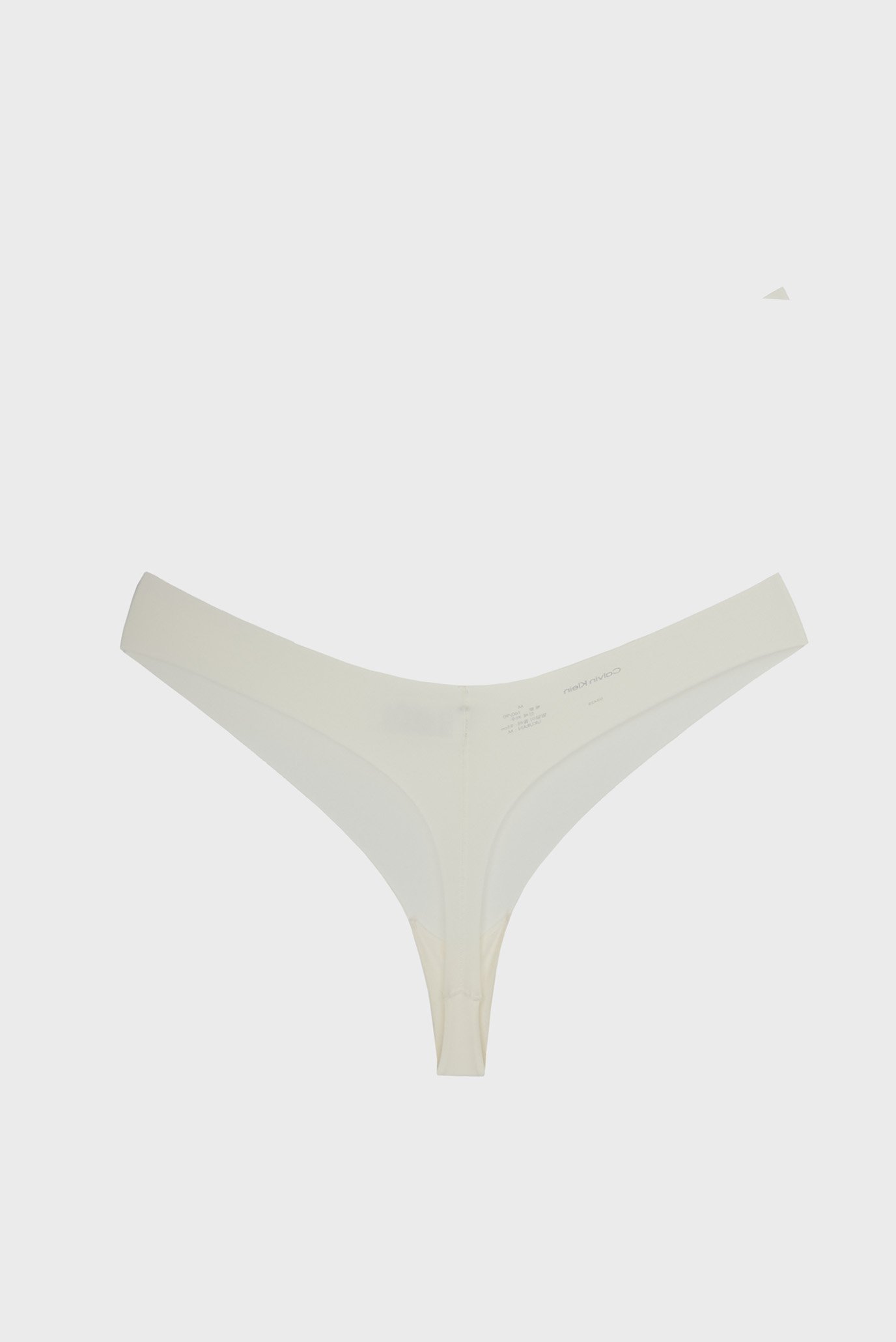 Женские белые трусики THONG 6