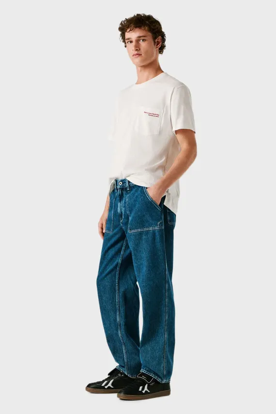 Джинсы RELAXED TAPERED CARPENTER PETROL BLUE Pepe Jeans