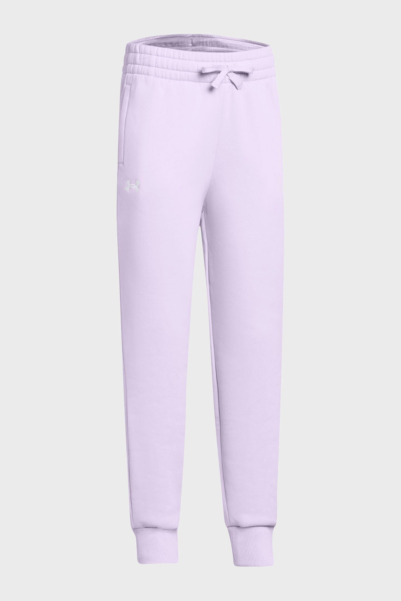 Детские сиреневые спортивные брюки UA Rival Fleece Joggers 3