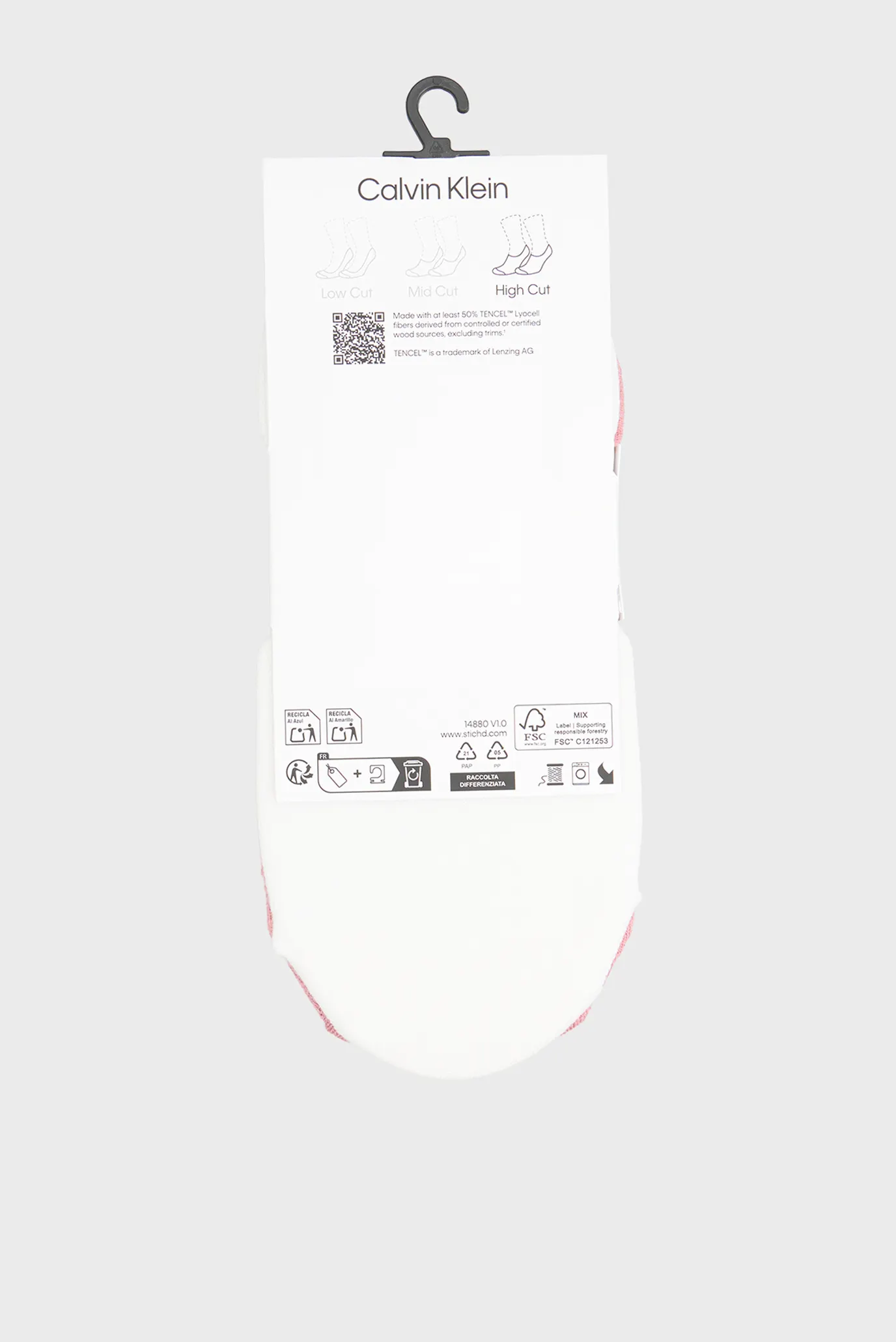 Следы CK WOMEN FOOTIE HC 2P STRUCTUR 3