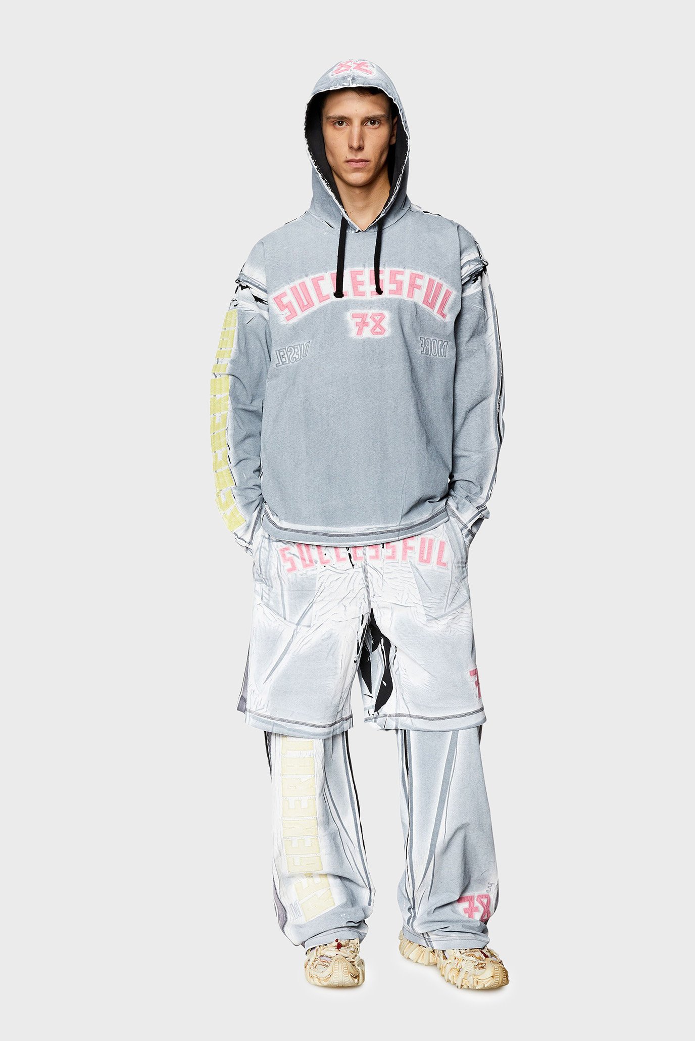 Лонгслив T-NABEL-HOOD-LS T-SHIRT 3