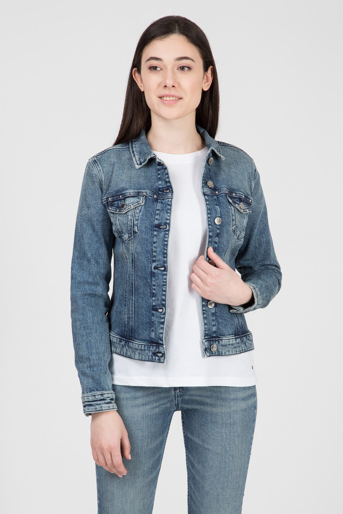 Женская синяя джинсовая куртка VERONA 1