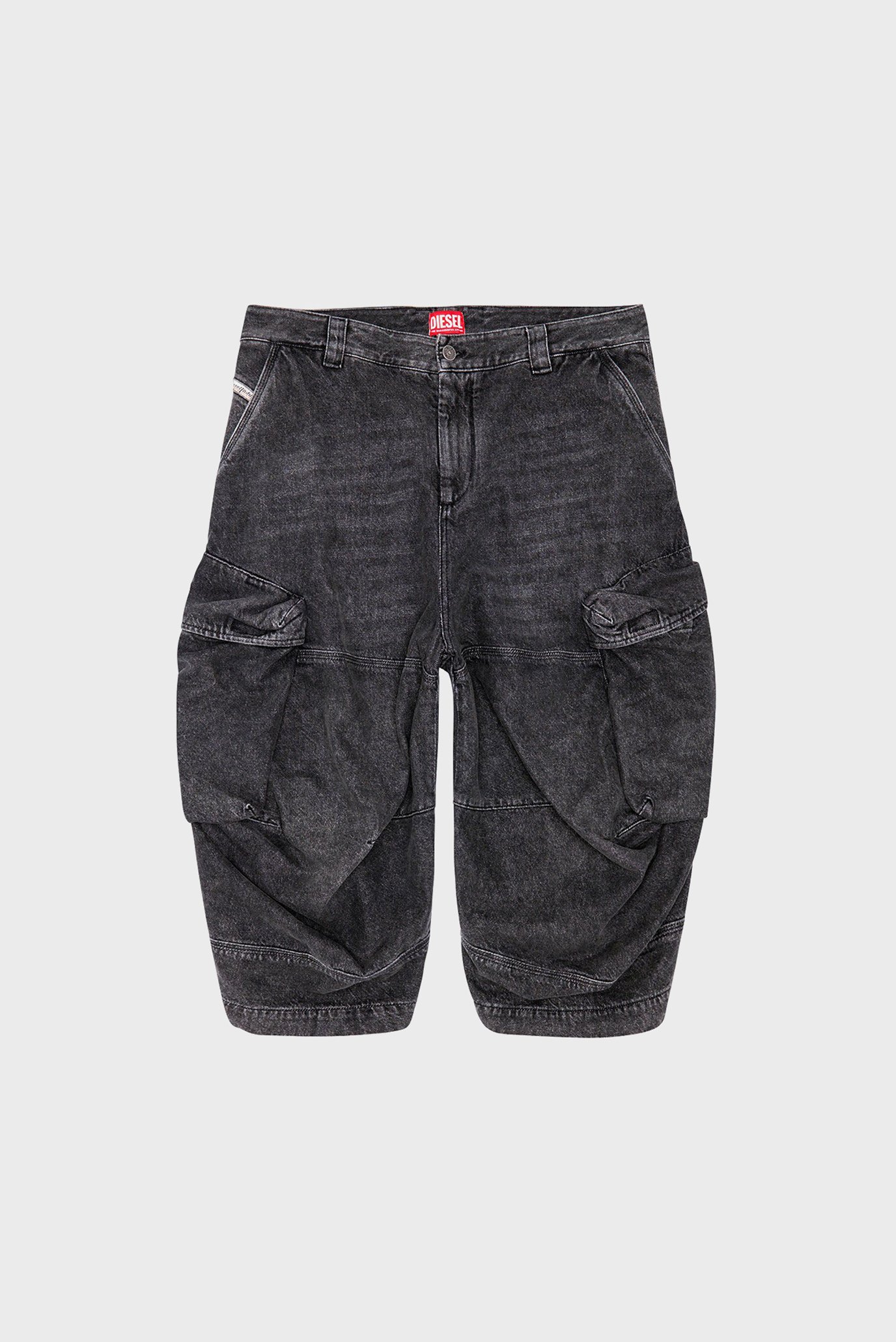 Мужские черные джинсовые шорты D-ARNE-SHORT-S CALZONCINI 5