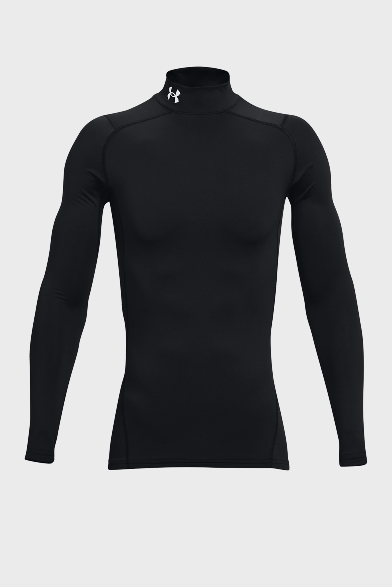 Мужской черный термореглан UA CG Armour Comp Mock 11