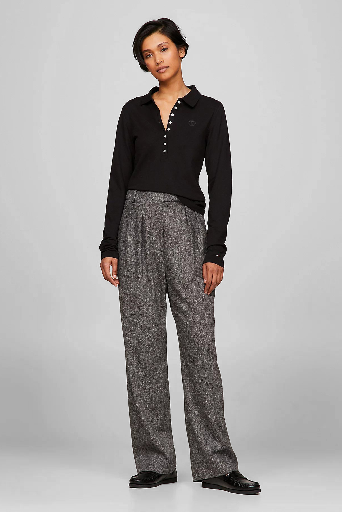 Поло с длинным рукавом SMD SLIM LYOCELL PIQ POLO LS 2