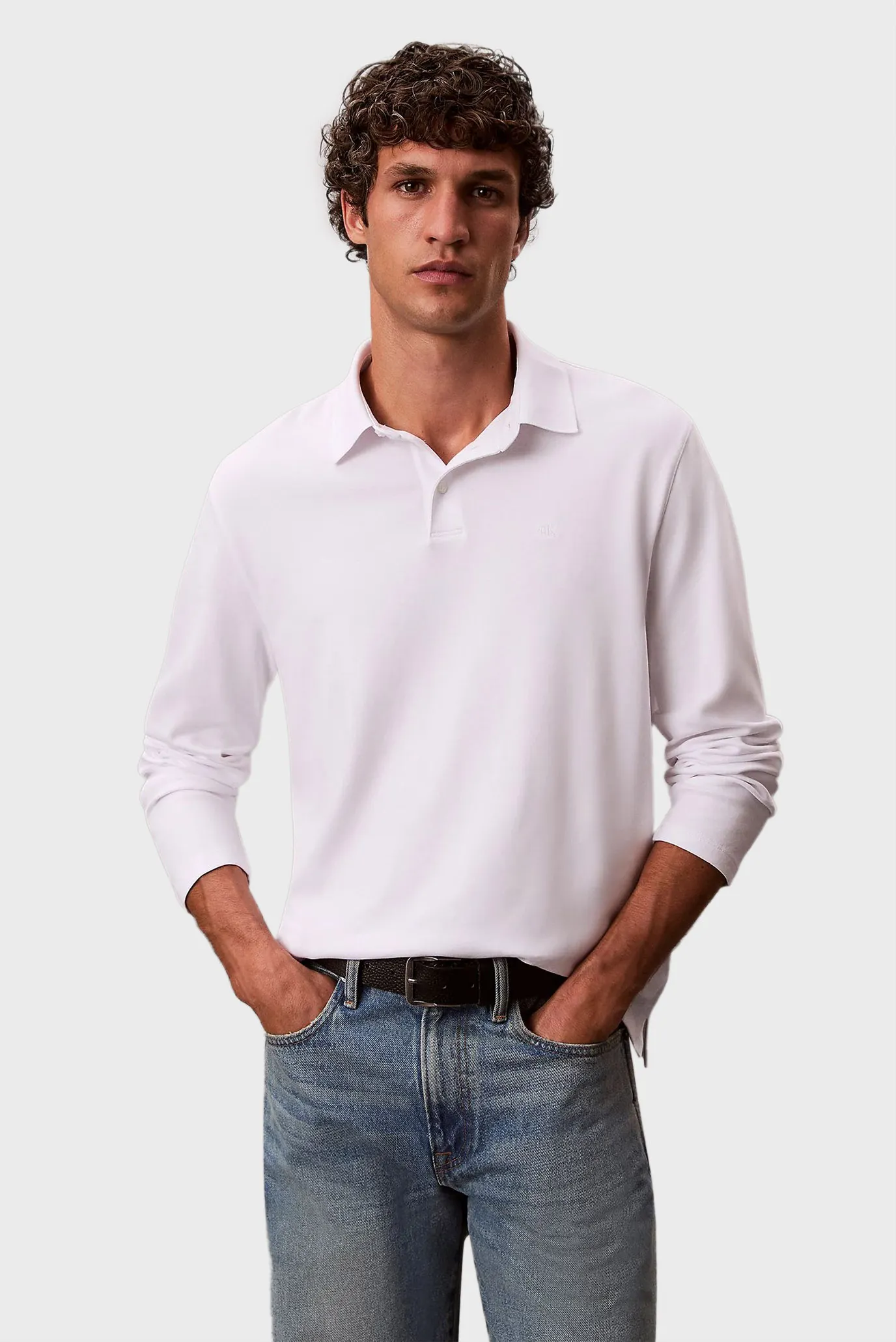 Поло с длинным рукавом LS SUPIMA COTTON SOLID POLO 1