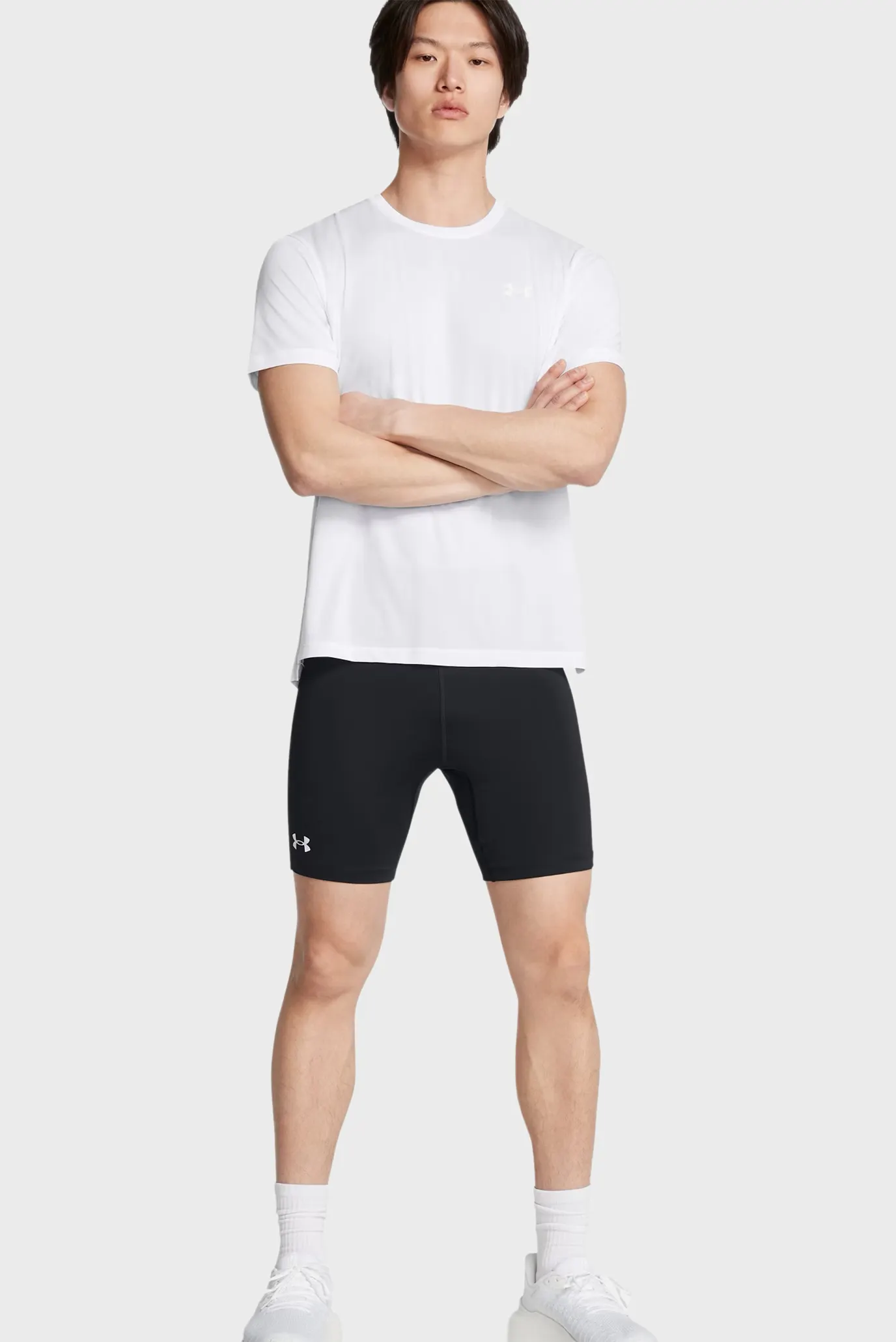 Легинсы UA LAUNCH HALF TIGHTS-BLK 2