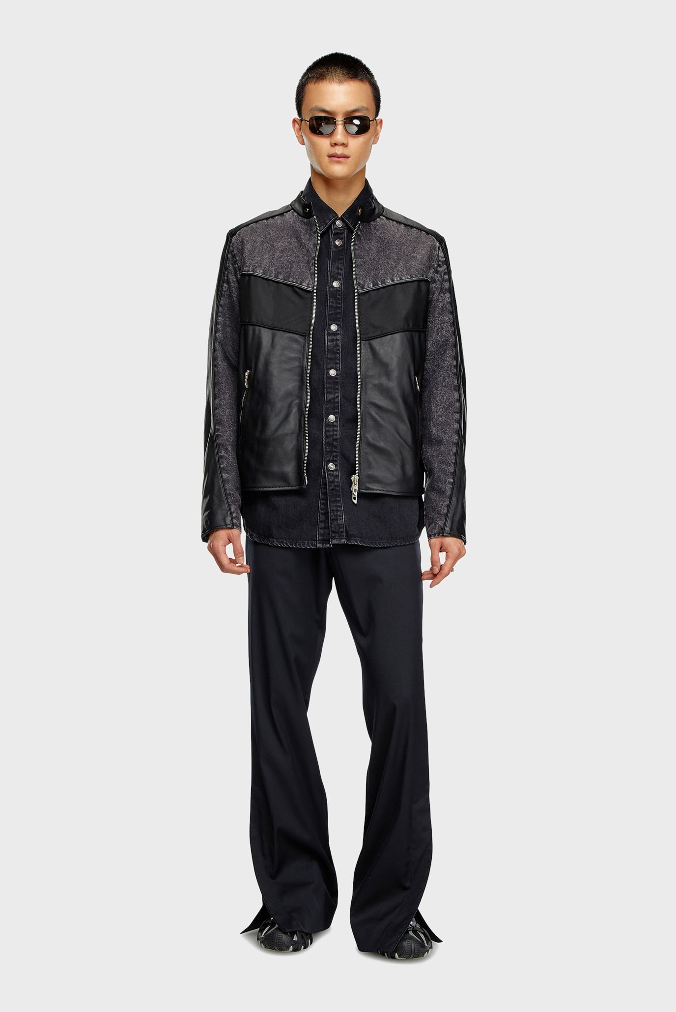 Куртка кожаная L-LEOPOL JACKET 2