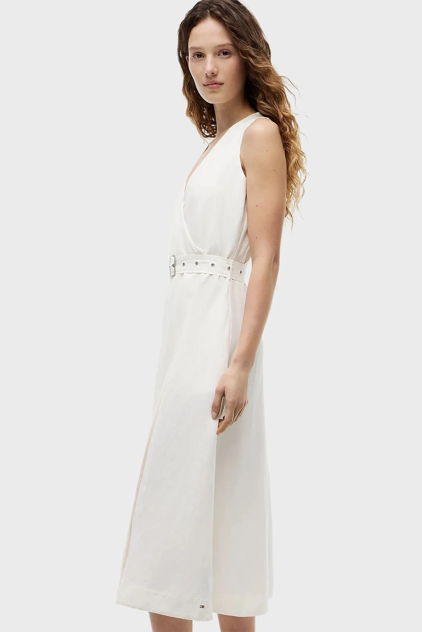 Платье VIS LINEN BELTED MIDI NS DRESS 3