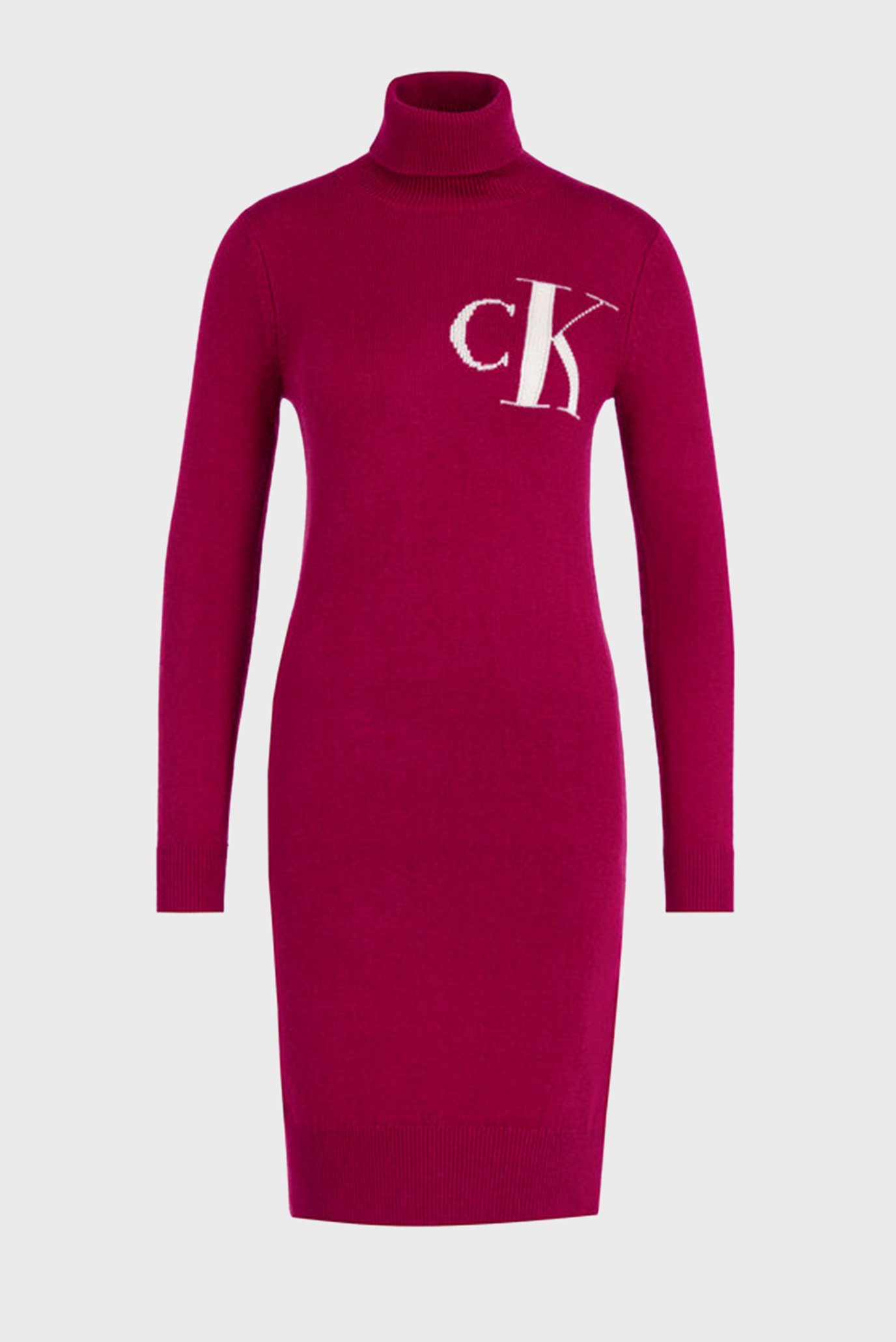 Женское малиновое платье MONOGRAM TN 5