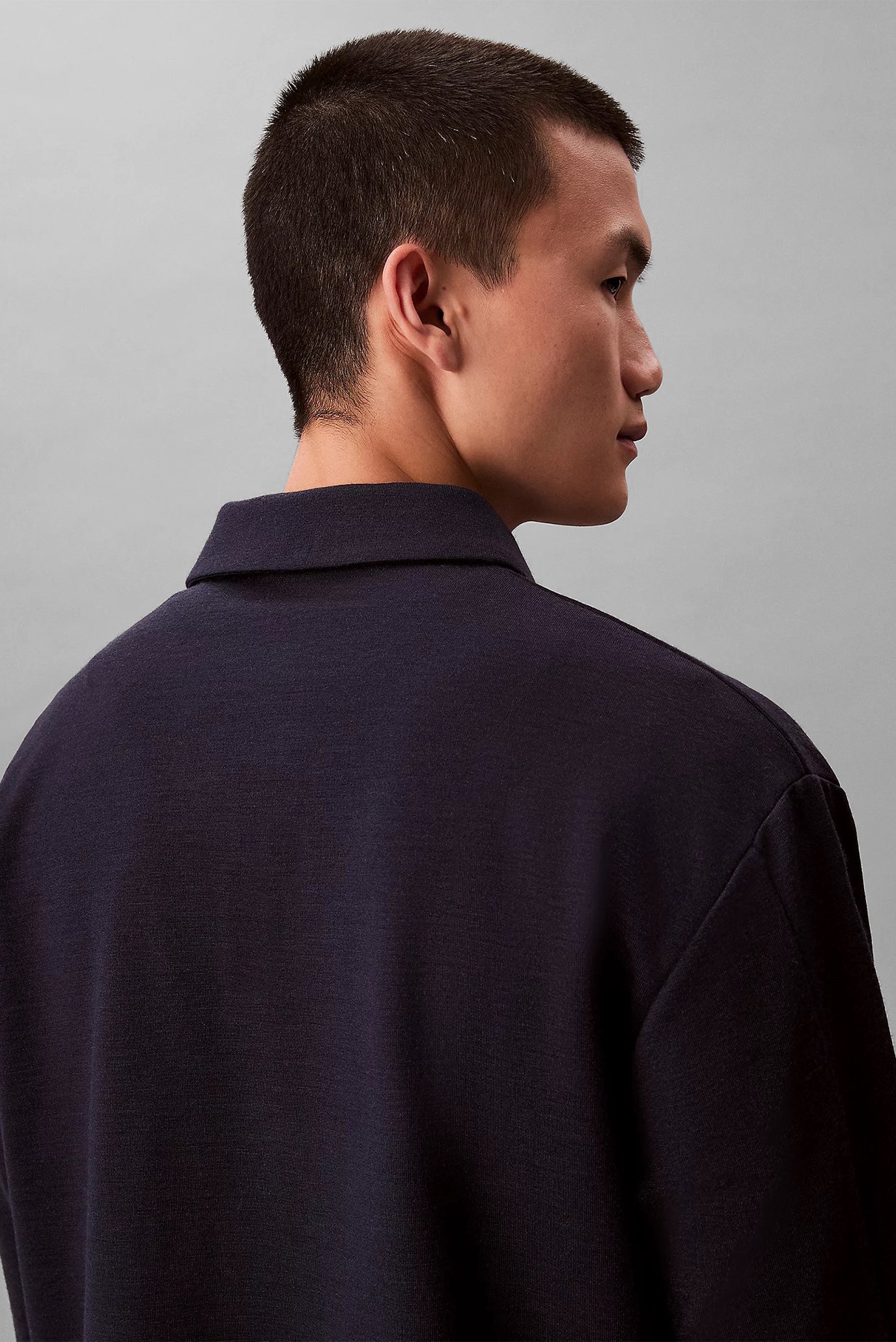 Поло с длинным рукавом LS Stretch Wool Blend Interlock 5